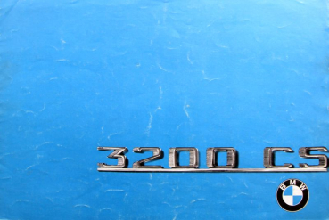 BMW 3200 CS Modelprogram 1963 Carbrochure (7135)